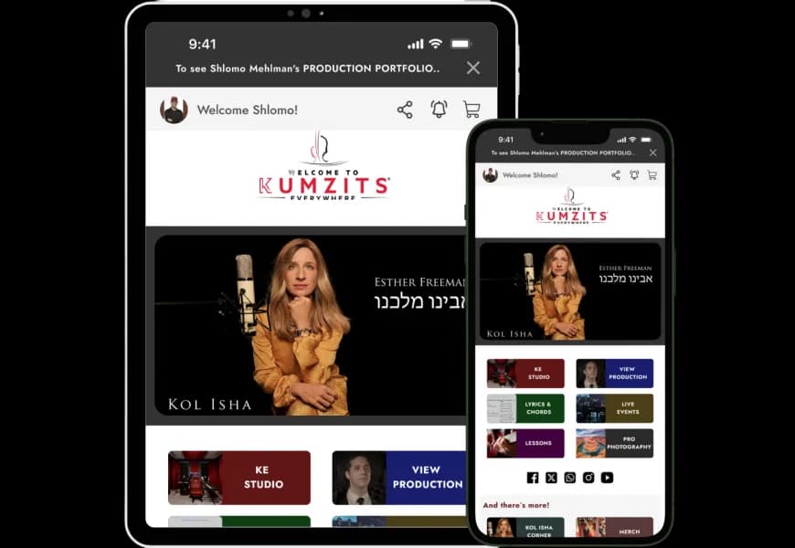 Kumzits Mobile App